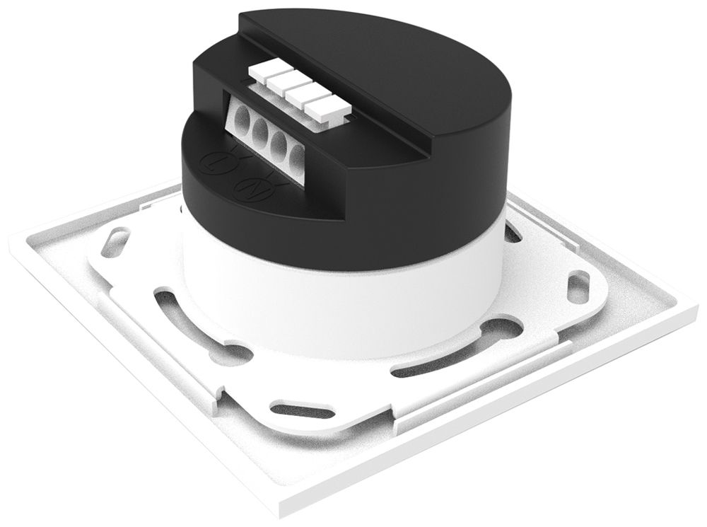 Applique LED INC DOTLUX EASYSTAIR PIR SEN 1.5W 70lm 930 82×82mm blanc