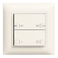 Tasto INC ZEP ON-OFF scena 1c/2t staz.centr/sec. EDIZIOdue bianco