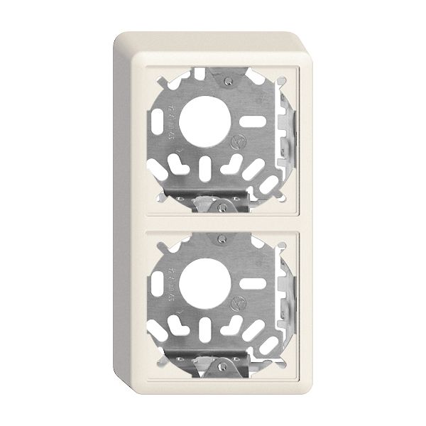 Capot avec plaque de base 2×39mm pour combinaison FX universel blanc