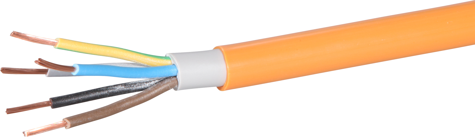Kabel EPR-PUR 5×1.5mm² 3LNPE orange