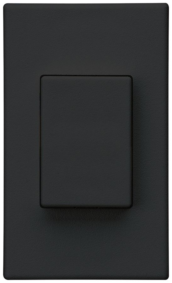 EB-Druckschalter Hager FLF 10A/250V 3/2L schwarz