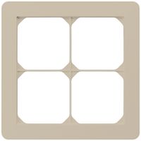 Cadre de recouvrement ENC kallysto.trend 2×2 beige 154×154mm