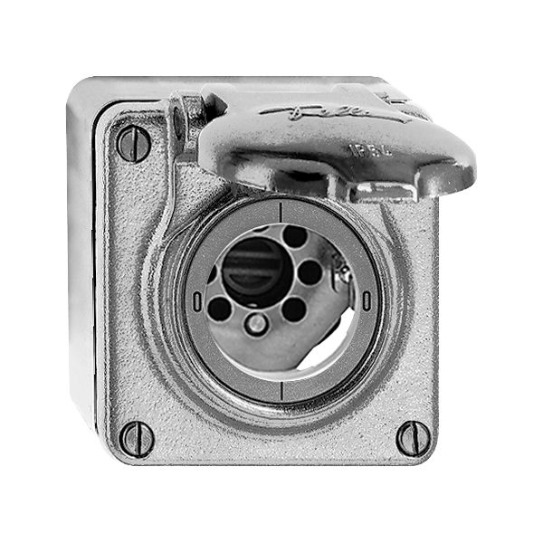 Interrupteur rot.mouillé 0/4P Al nat.p.serr.de sûr, sans cyl.