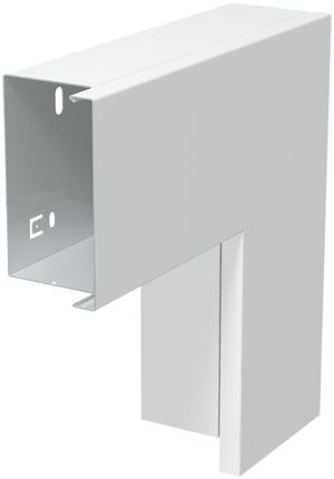 Angle plat Bettermann LKM 60×100mm zingué blanc pur