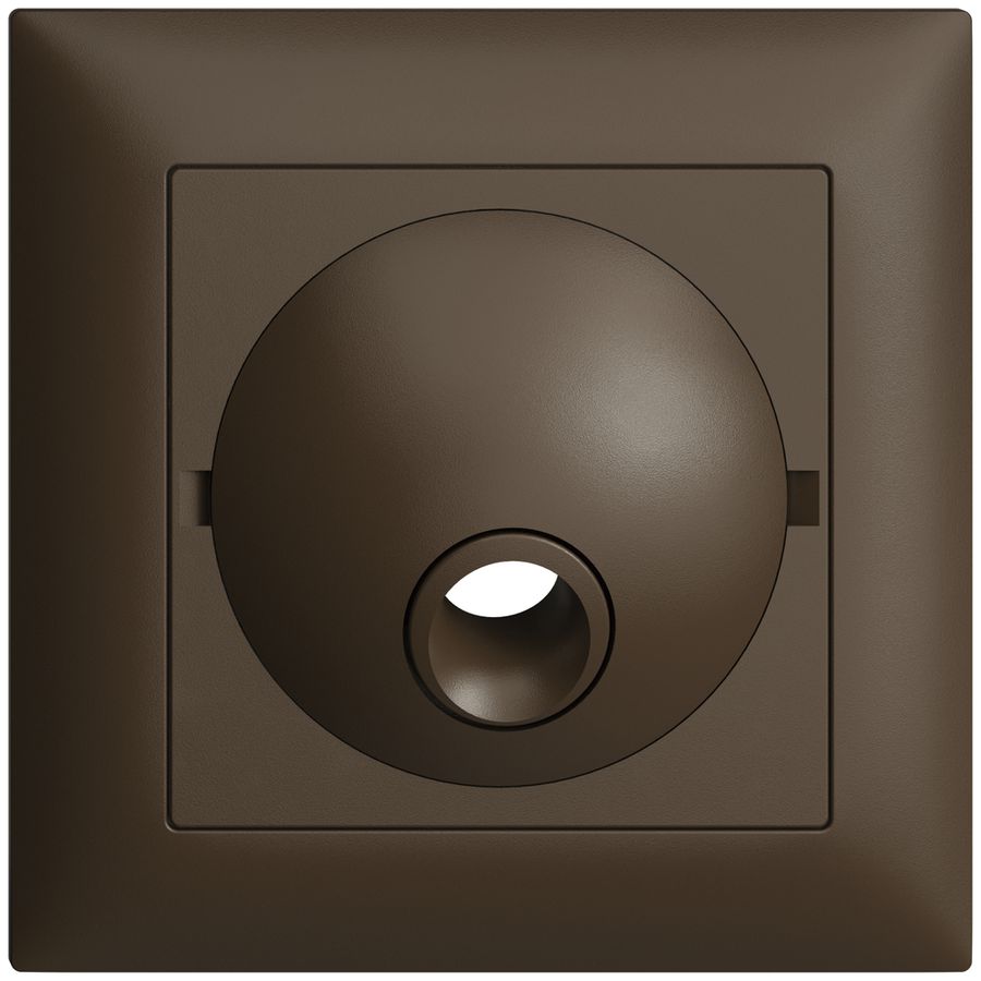UP-Frontset EDIZIOdue coffee 88×88mm f Anschlussdose