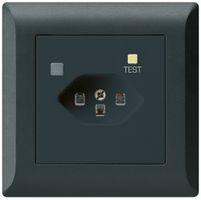 UP-Steckdose KLI T23 FI 30mA schwarz