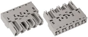 Steckerteil WAGO 5L 2×0.5…4mm² grau