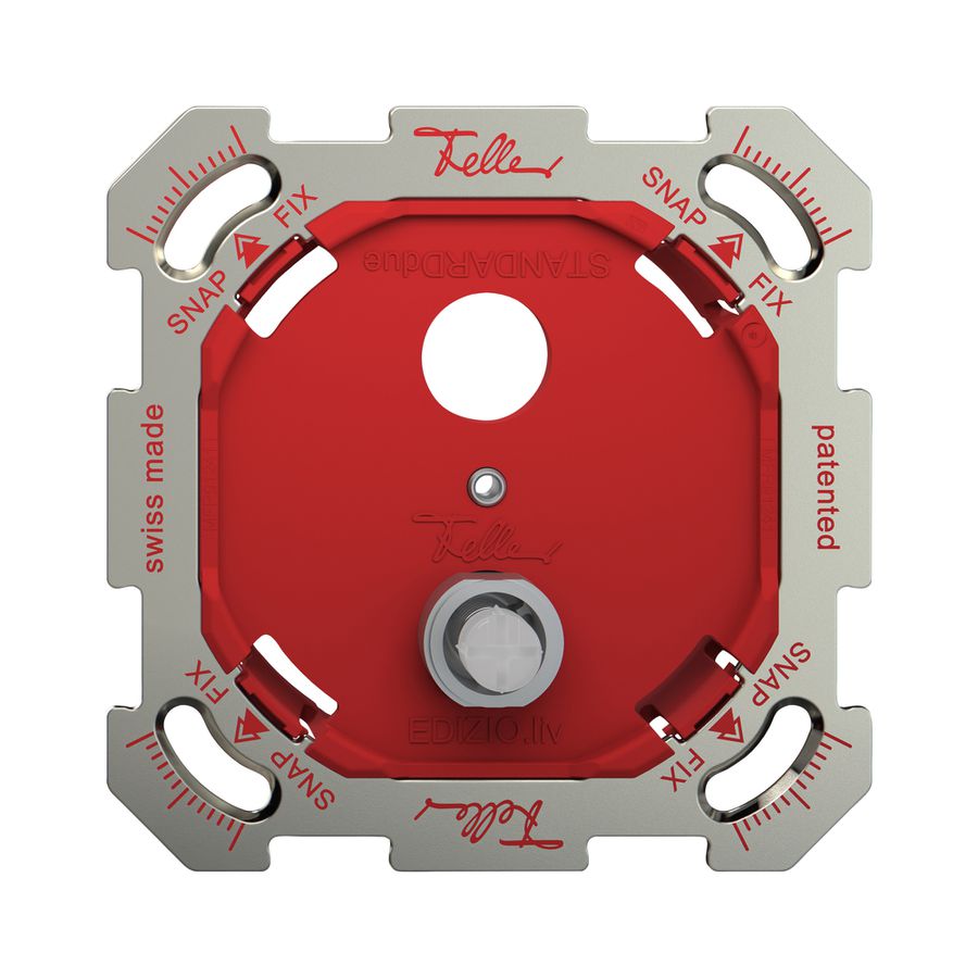 Poussoir de sonnerie ENC Feller SNAPFIX® 6A 250V étiquette