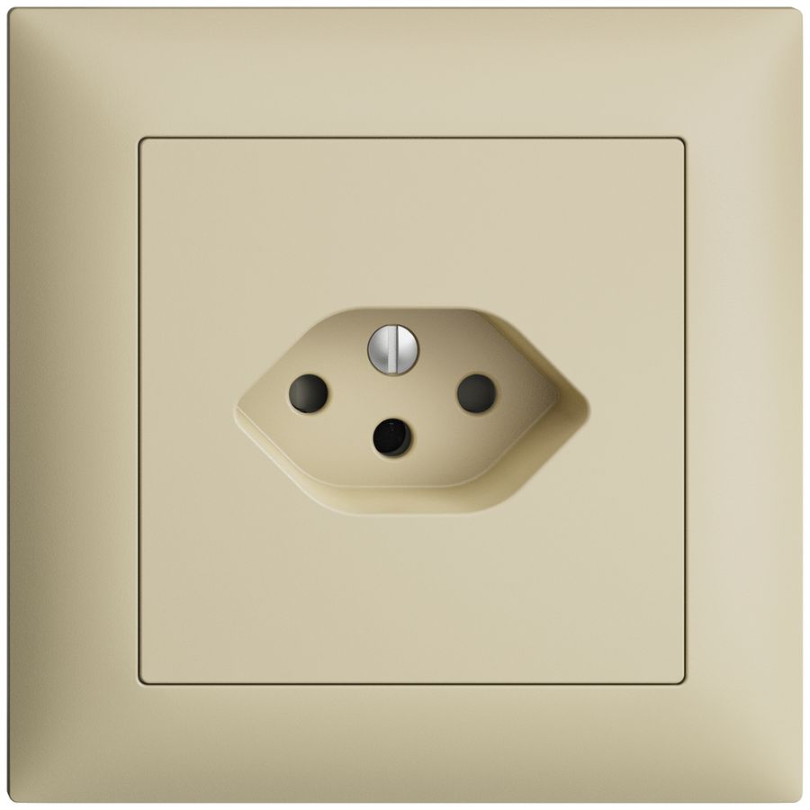 UP-Steckdose EDIZIOdue T13 vanille