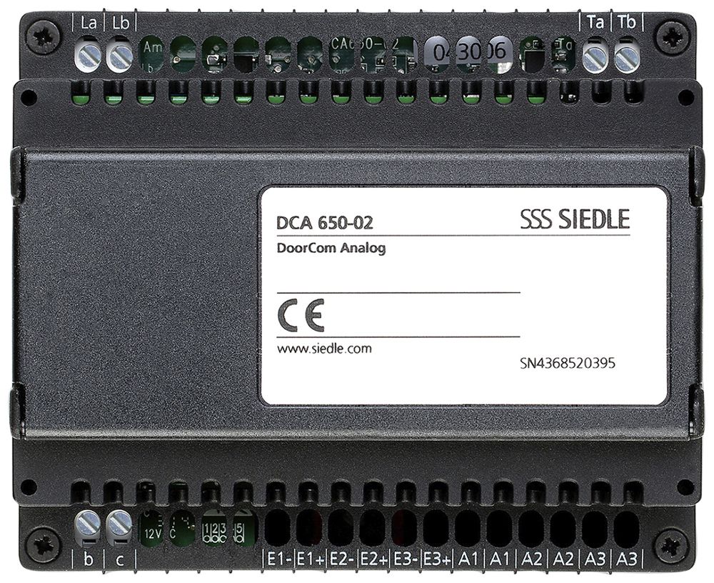 Interface AMD Siedle DoorCom système bus 107×89×60mm 6UM