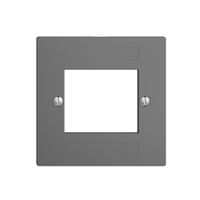 Abdeckset EDIZIOdue F dunkelgrau