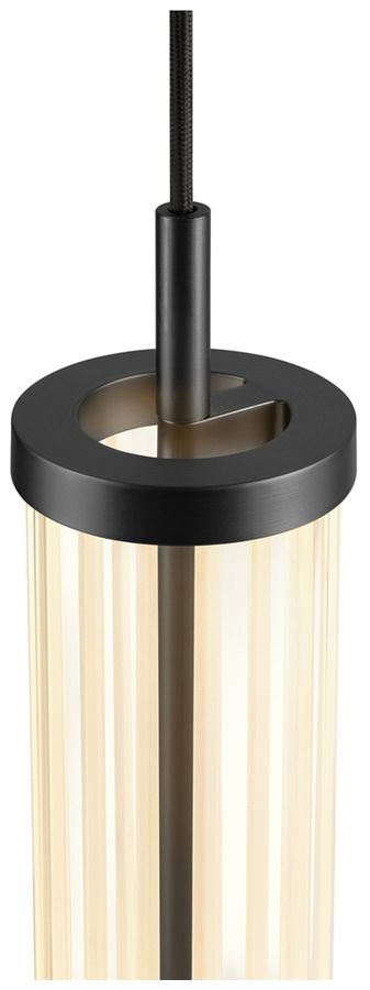 LED-Pendelleuchte SLV QUIMERA AD1PH 8W 330lm 927 DIM Ø76×470mm schwarz