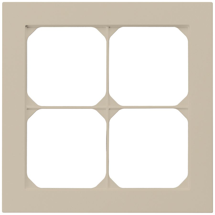 UP-Abdeckrahmen kallysto.pro 2×2 beige 154×154mm