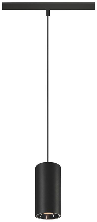 LED-Pendelleuchte SLV NUMINOS S 48V TRACK DALI 16W 960lm 927 Ø60 sz/Cr 20°