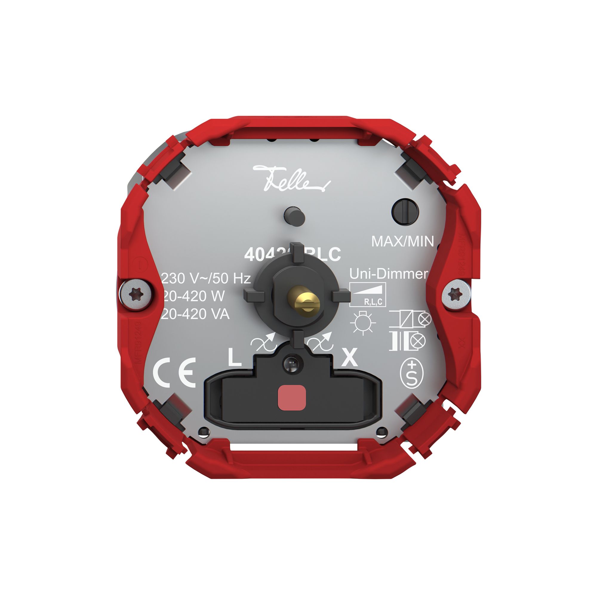 Dimmer Feller SNAPFIX® bel.rt Universal 20…420W/20…420VA