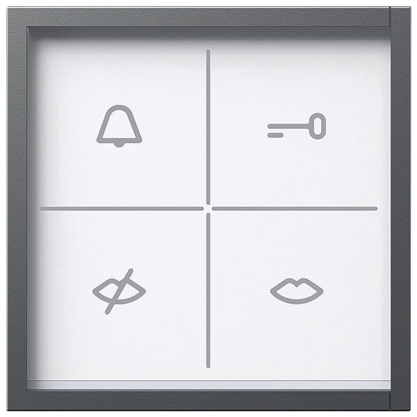 Modulo indicatore di stato Siedle, con feedback ottico e acustico, grigio