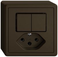 AP-Kombination EDIZIO.liv SNAPFIX® AR+Schema 3+T13 br