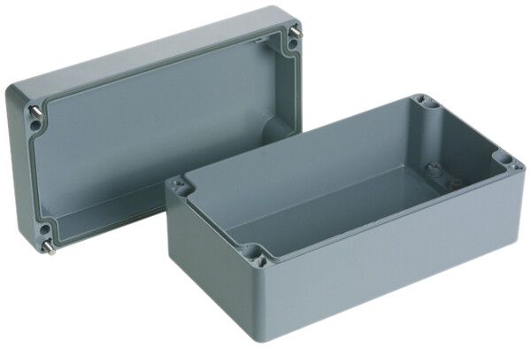 Scatola AP Al 220×122×90mm grigio IP65 Lithos Woertz