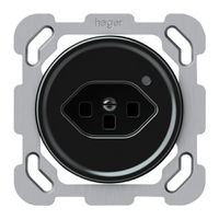 UP-Steckdose origin 1×Typ 23 bel.grün 16A 230V 77×77mm schwarz