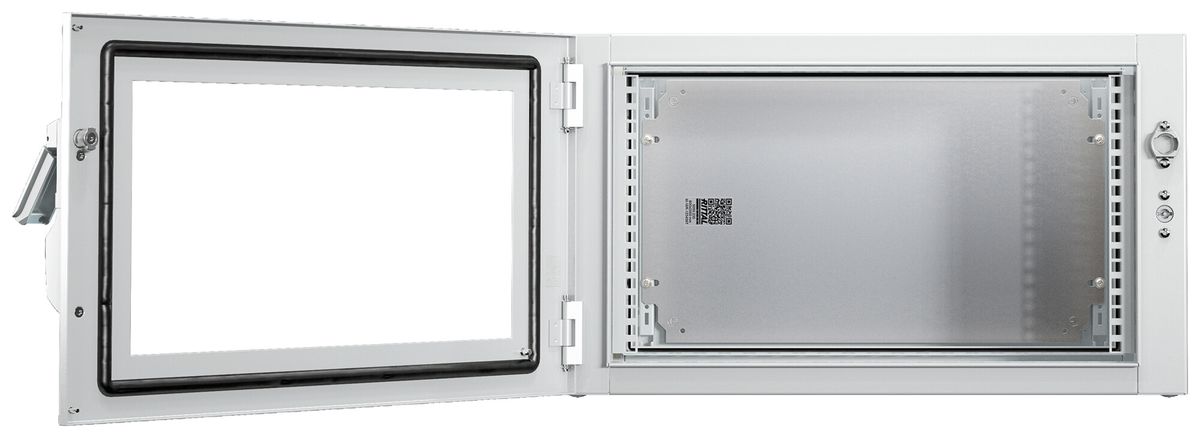 Coffret mural 19" Rittal AX 600×478×573mm 9UH acier gris IP54