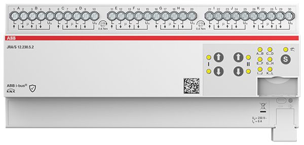 Actionneur de jalousie AMD ABB JRA/S12.230.5.2 12-fois 6A/230VAC mesure tdm