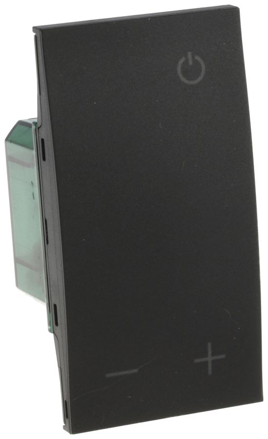 Thermostat Living Now MyHOME avec display 2 modules noir