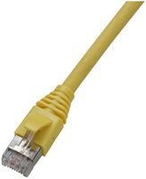 Anschlusskabel S/UTP 2RJ45 10m gelb halogenfrei