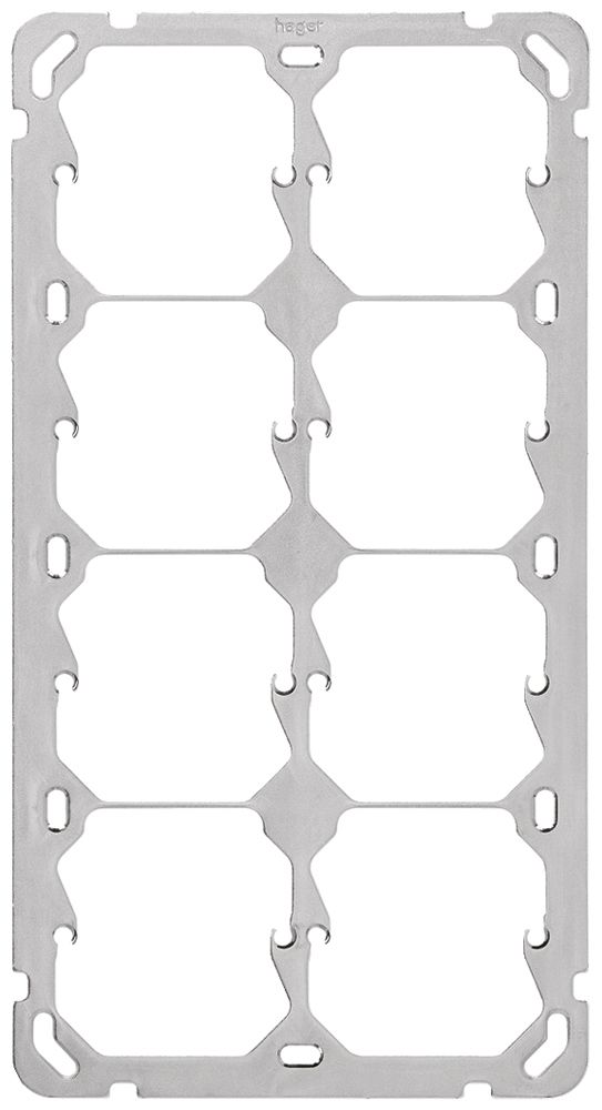 Befestigungsplatte Hager Gr.4×2 137×257mm