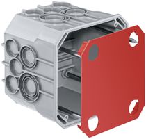 UP-Abzweigdose HSB Grösse 3 115×115×90mm GDP bei 850°C, 4 Nägel halogenfrei