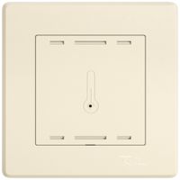 UP-Bedienaufsatz zu Raumtemperatursensor EDIZIO.liv Wiser SNAPFIX® 96×96mm cr