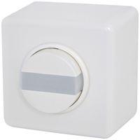 AP-KNX-Schalter Luxomat IS AP DX, Design STANDARD weiss