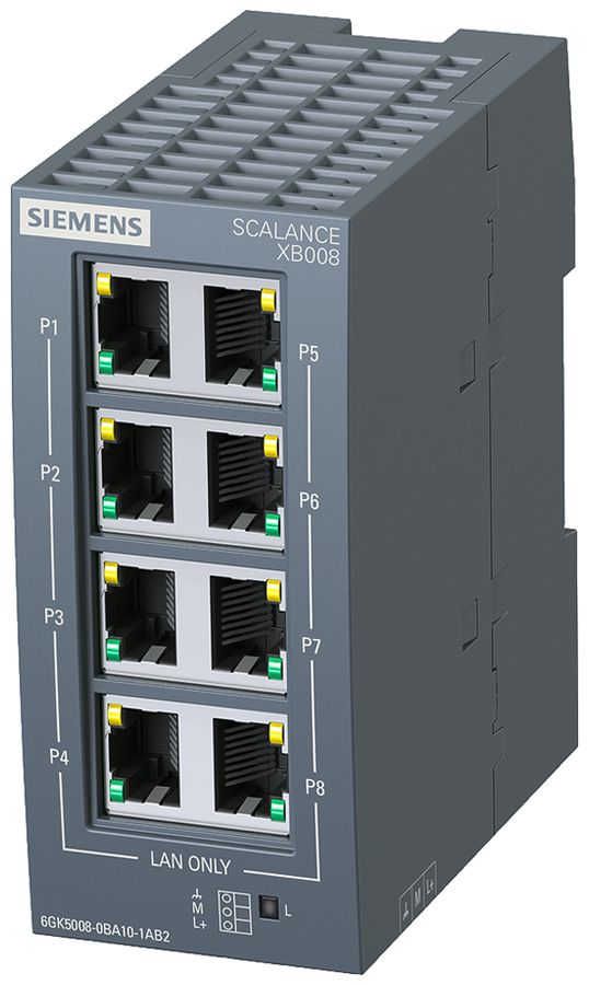 Switch IE Siemens SCALANCE XB008 8×RJ45 10/100Mbit/s unmanaged