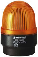Lampe flash BM 230VAC jaune Ø58mm IP65