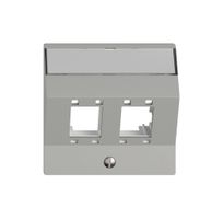 Montageset EDIZIO.liv SNAPFIX® für freenet Kat.5e/6 2× hgu