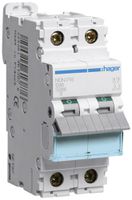 Leitungsschutzschalter Hager MCB 2P 415V Typ D Icn 10kA Icu 15kA 16A 2TE