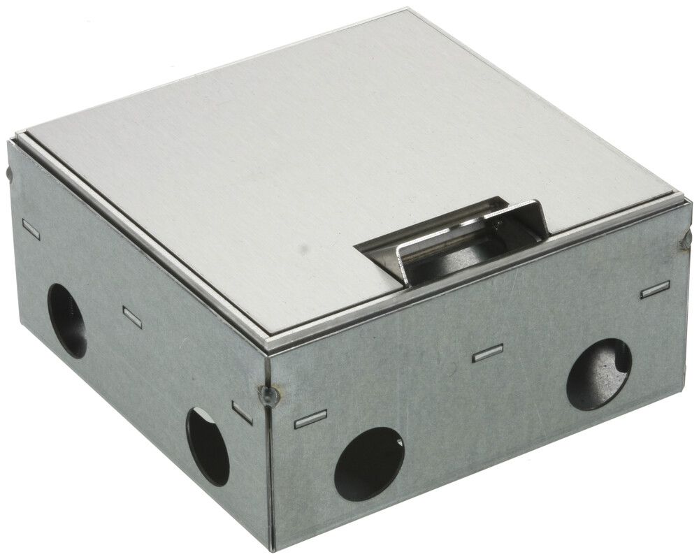 Bodendose Woertz WAK Cr 150×150×75mm Bodenhöhe 75…100mm sichtbar