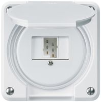 UP-Anschlussdose robusto IP55 weiss 1×TT83 für Kombination