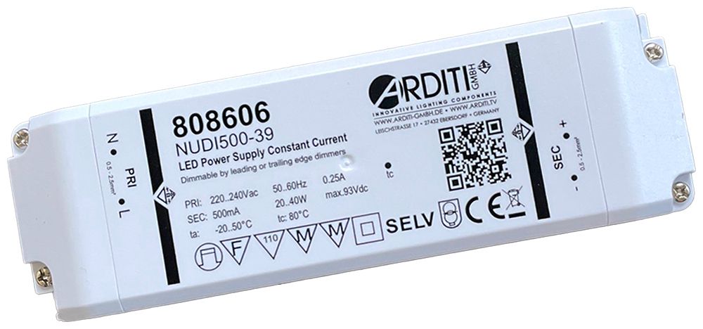 LED-Konverter Elektrogros mit Konstantstrom 500mA 40W dimmbar