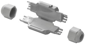 Verbindungsmuffe Raytech FRED EASY mit Gel Kabel Ø 8…13mm IP68 grau