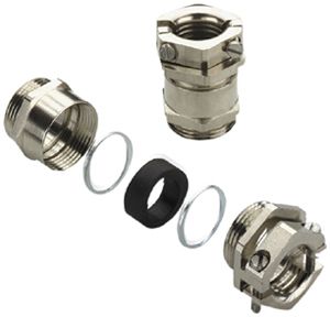 Premistoppa WM VG 48-MS54-ZE PG48 1.59×35…45mm ottone IP54 argento