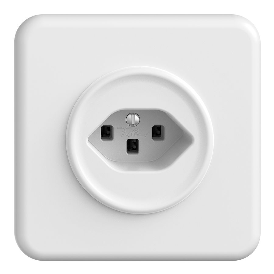 UP-Steckdose STANDARDdue T23 weiss