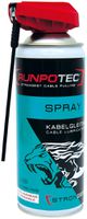 Gleitmittel RUNPOTEC Spray, 400 ml, für Kabel- und Drahteinzug