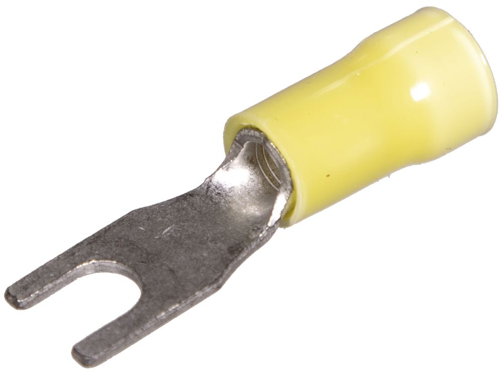 Quetschkabelschuh PLASTI-GRIP Gabelform M4 6mm² PVC gb