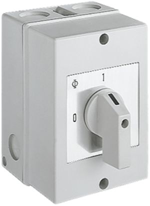 AP-Drehschalter K&N grau 20A 400V 0/3L