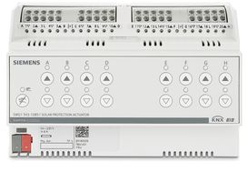 REG-KNX-Sonnenschutzaktor Siemens N 543D51, 8-Kanal, 6A