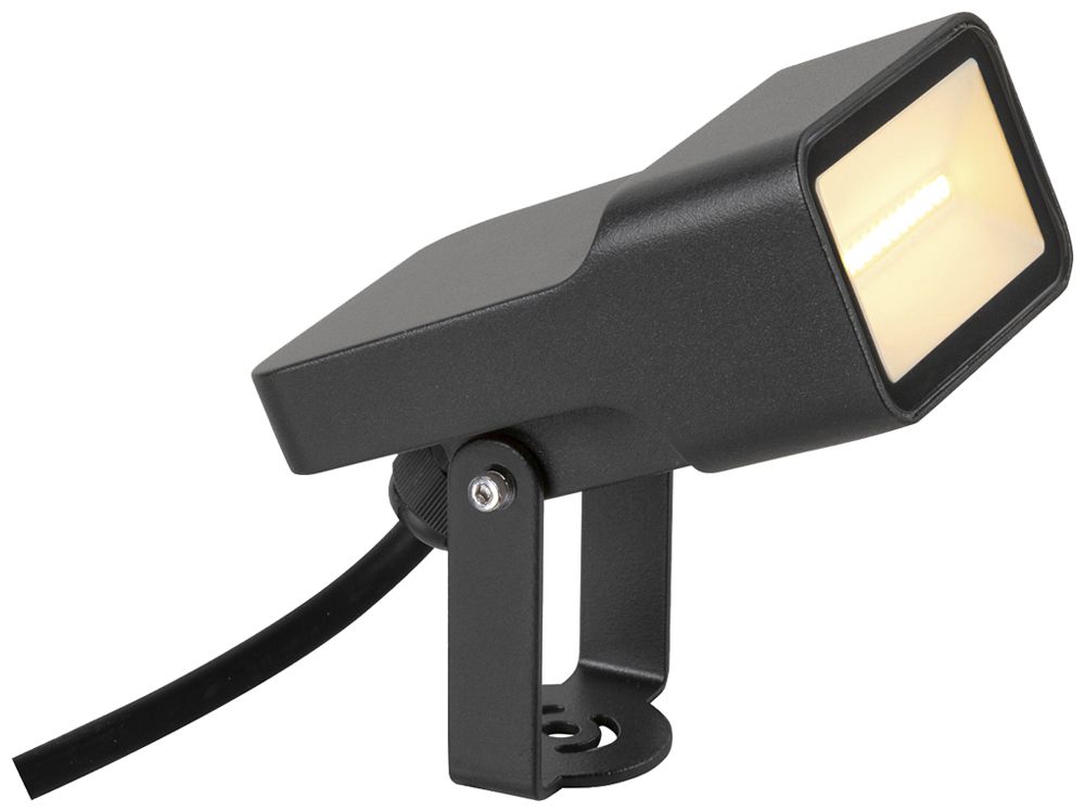 Lampada con picchetto LED SLV SYNA WIDE 5.5W 650lm 830 IP65 76×85×105mm nero