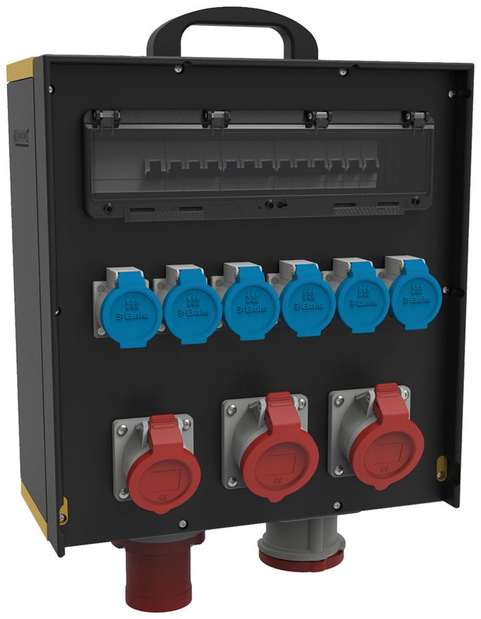 Stromverteiler EVGMB 6530-23/63A 1×63A 2×32A 1×16A 6×T23 CEE63A IP44