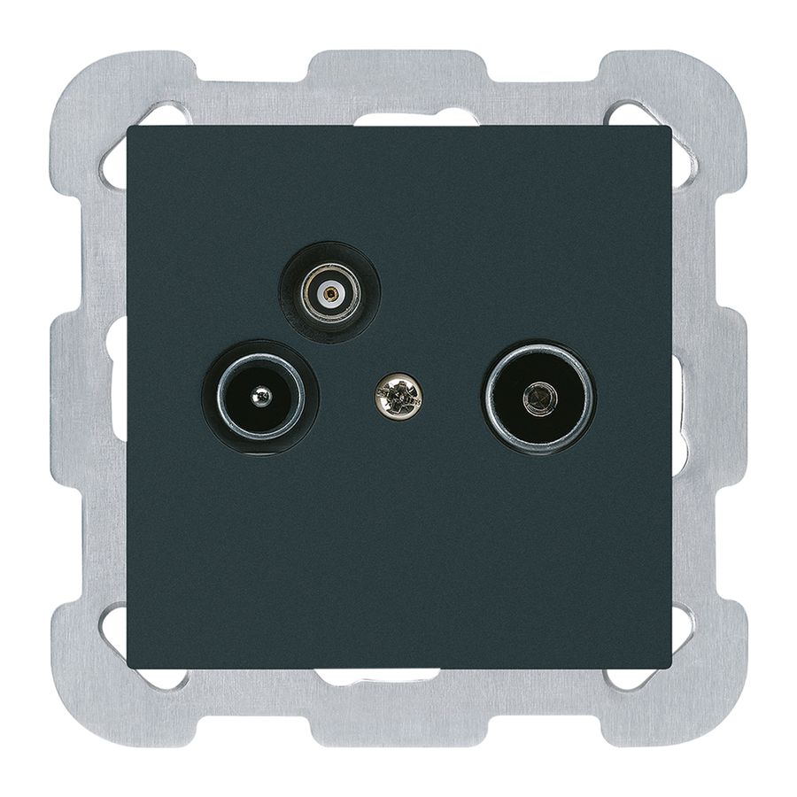 UP-Antennendose R/TV-Daten kallysto B 2GHz 14db schwarz