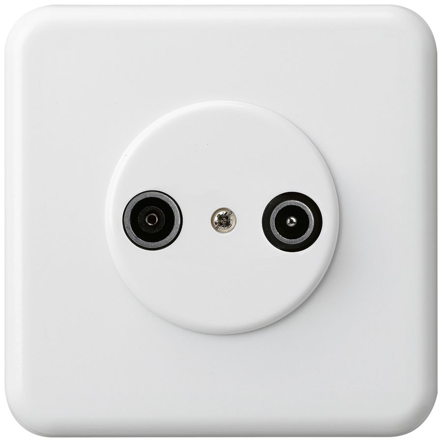Presa di passaggio INC basico TV-R 23dB bianco