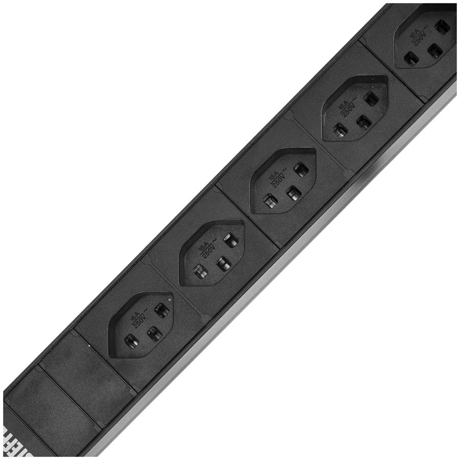 Presa multipla Steffen ALU MODULAR 8×T23 3m nero